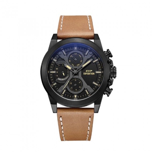 Expedition 6829 Black Brown Leather MFLIPBAIV